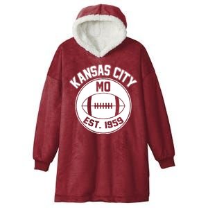 Kansas City Football MO Retro Chief Hooded Wearable Blanket