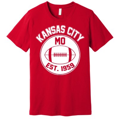 Kansas City Football MO Retro Chief Premium T-Shirt