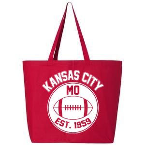 Kansas City Football MO Retro Chief 25L Jumbo Tote