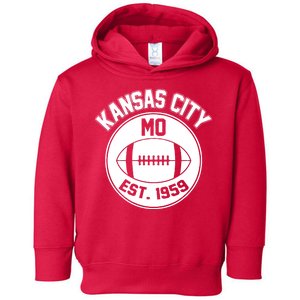 Kansas City Football MO Retro Chief Toddler Hoodie