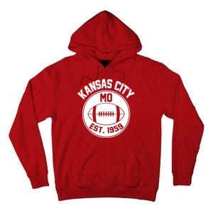 Kansas City Football MO Retro Chief Tall Hoodie