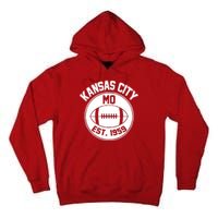 Kansas City Football MO Retro Chief Tall Hoodie