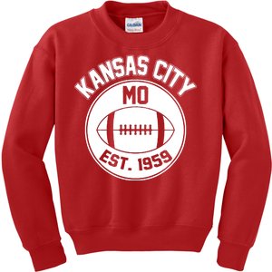 Kansas City Football MO Retro Chief Kids Sweatshirt