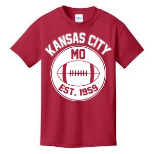 Kansas City Football MO Retro Chief Kids T-Shirt