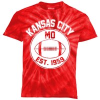 Kansas City Football MO Retro Chief Kids Tie-Dye T-Shirt