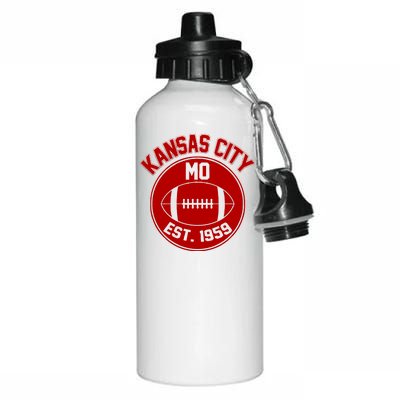 Kansas City Football MO Retro Chief Aluminum Water Bottle 