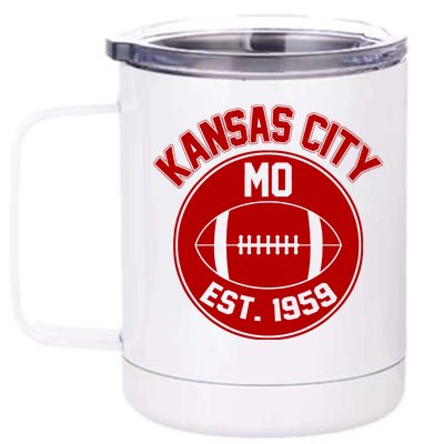 Kansas City Football MO Retro Chief 12 oz Stainless Steel Tumbler Cup