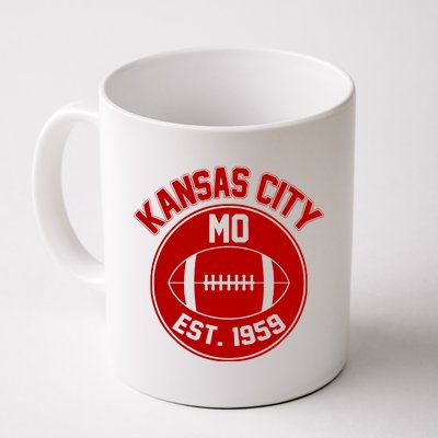 Kansas City Football MO Retro Chief Coffee Mug