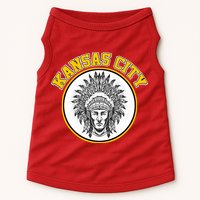 Kansas City Football Vintage Retro KC Logo Doggie Tank