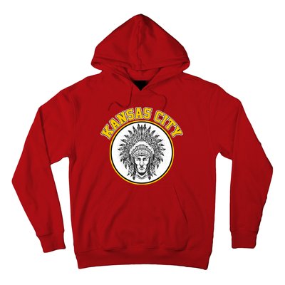 Kansas City Football Vintage Retro KC Logo Hoodie