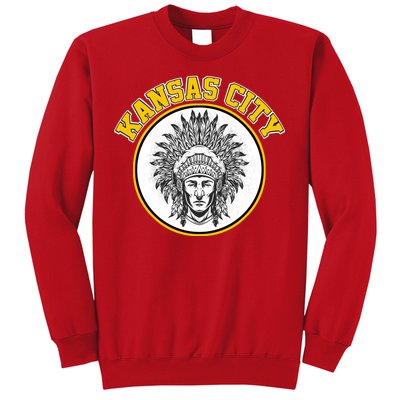 Kansas City Football Vintage Retro KC Logo Sweatshirt