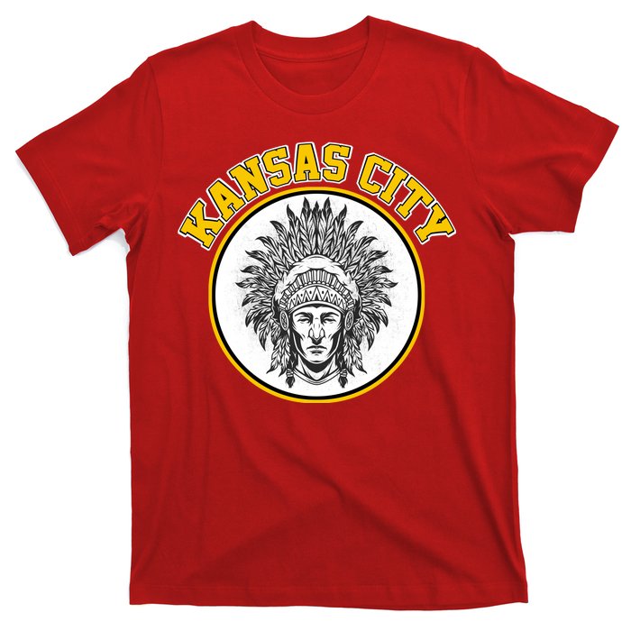 Kansas City Football Vintage Retro KC Logo T-Shirt