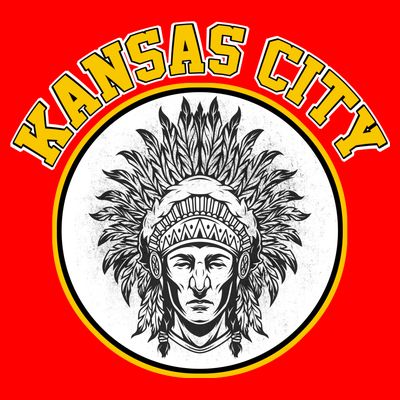 Kansas City Football Vintage Retro KC Logo T-Shirt