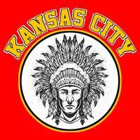 Kansas City Football Vintage Retro KC Logo Button