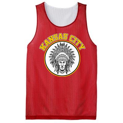 Kansas City Football Vintage Retro KC Logo Mesh Reversible Basketball Jersey Tank