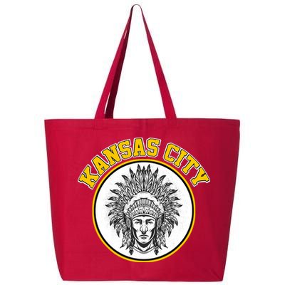 Kansas City Football Vintage Retro KC Logo 25L Jumbo Tote