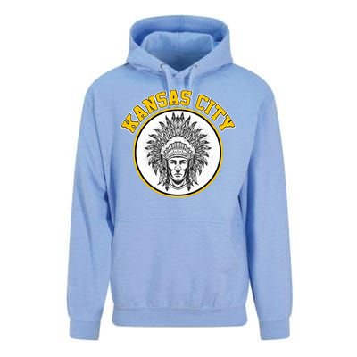 Kansas City Football Vintage Retro KC Logo Unisex Surf Hoodie