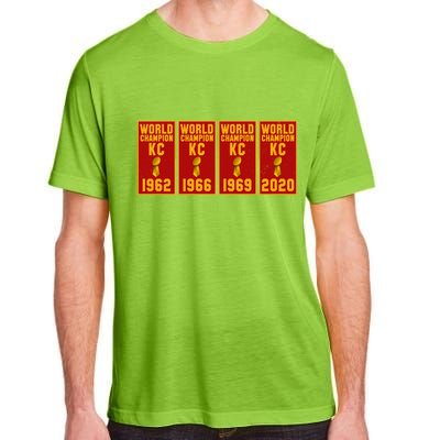 Kansas City Football World Champion Banners Adult ChromaSoft Performance T-Shirt