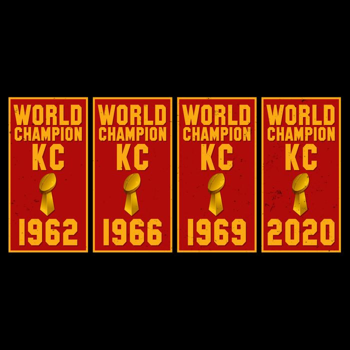 Kansas City Football World Champion Banners T-Shirt