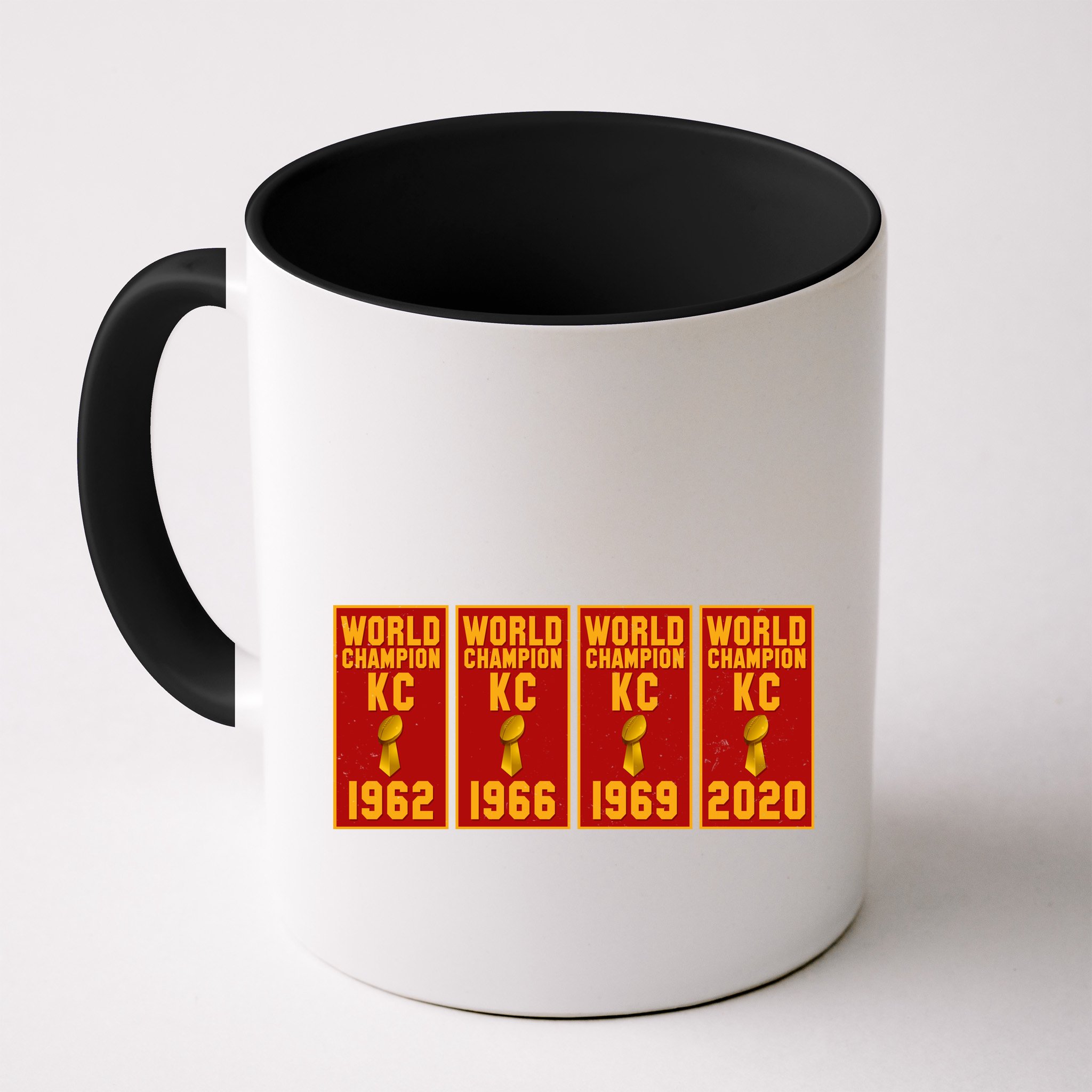 Kansas City Football World Champion Banners Mug