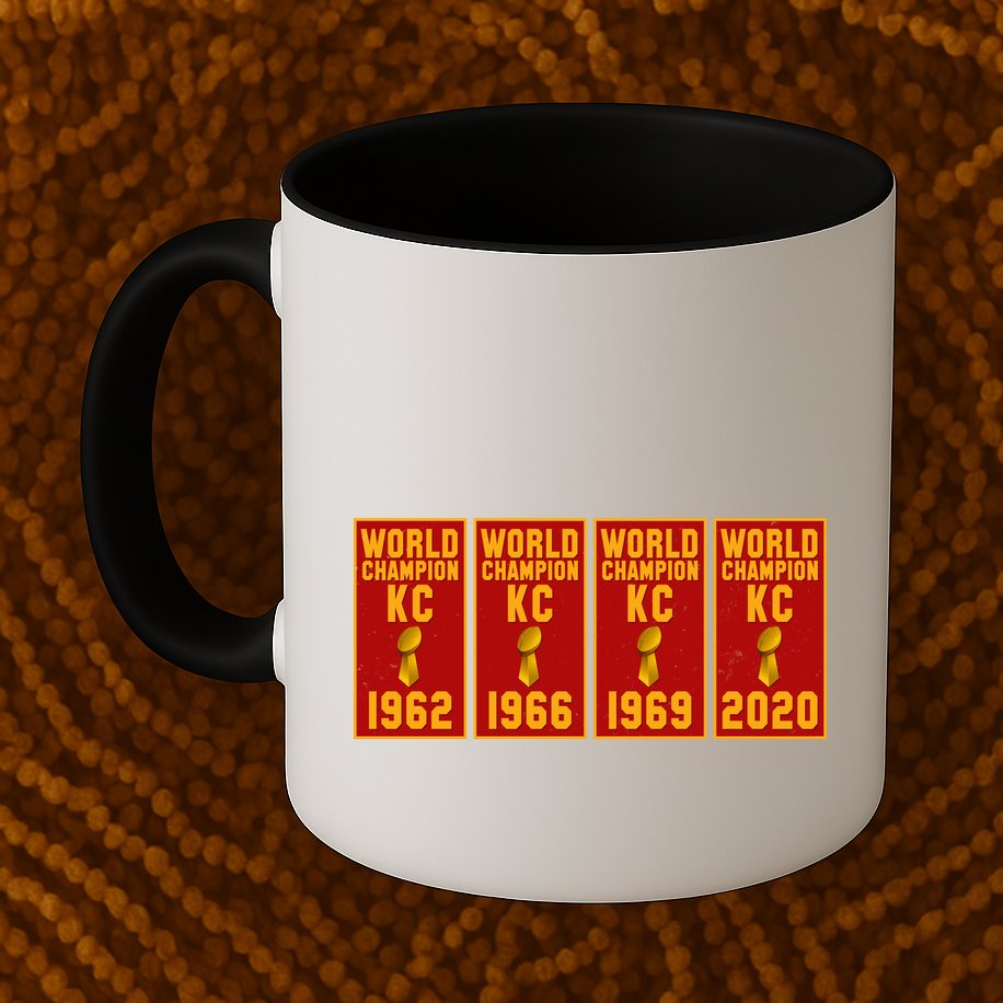Kansas City Football World Champion Banners Mug