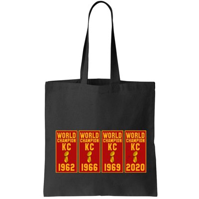 Kansas City Football World Champion Banners Bag
