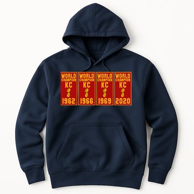 Kansas City Football World Champion Banners Hoodie