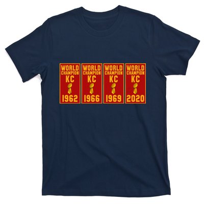 Kansas City Football World Champion Banners T-Shirt