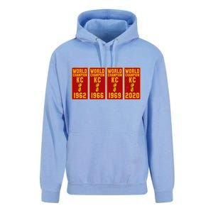 Kansas City Football World Champion Banners Unisex Surf Hoodie