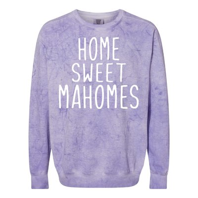 Kansas City Home Sweet Mahomes Colorblast Crewneck Sweatshirt