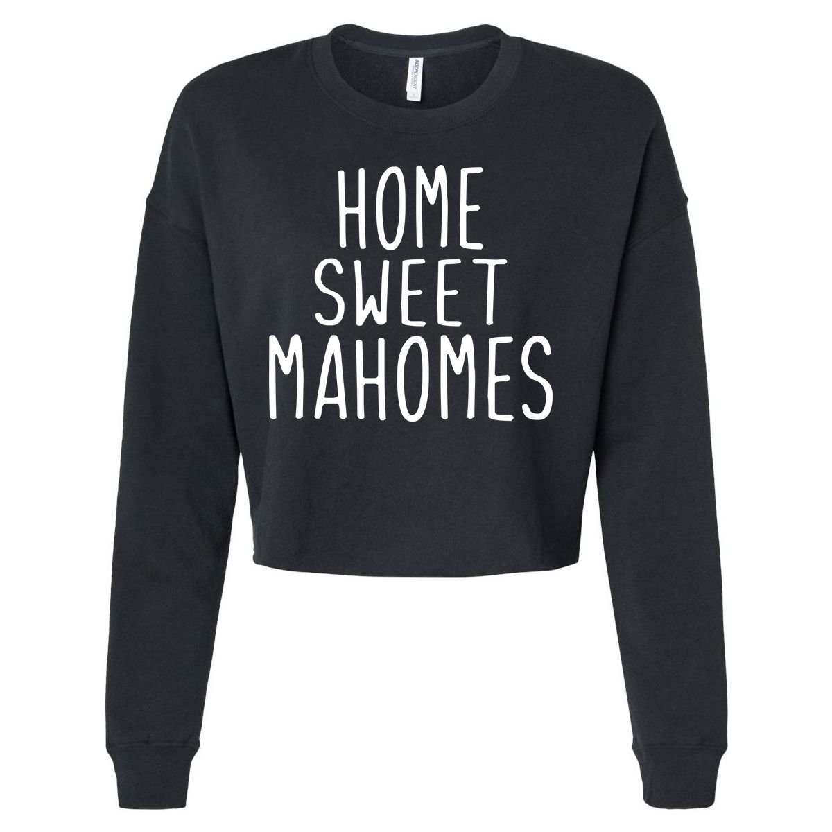 Kansas City Home Sweet Mahomes Cropped Pullover Crew