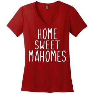 Kansas City Home Sweet Mahomes Women's V-Neck T-Shirt