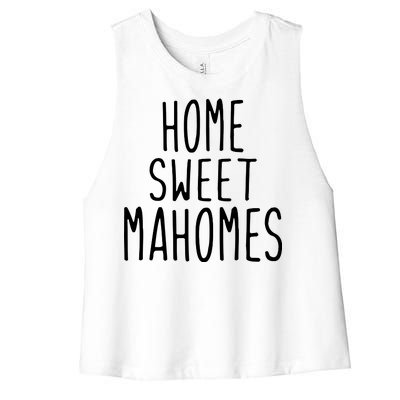 Kansas City Home Sweet Mahomes Women's Racerback Cropped Tank