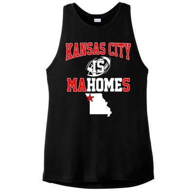 Kansas City is Mahomes Ladies PosiCharge Tri-Blend Wicking Tank