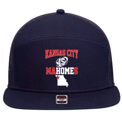 Kansas City is Mahomes 7 Panel Mesh Trucker Snapback Hat