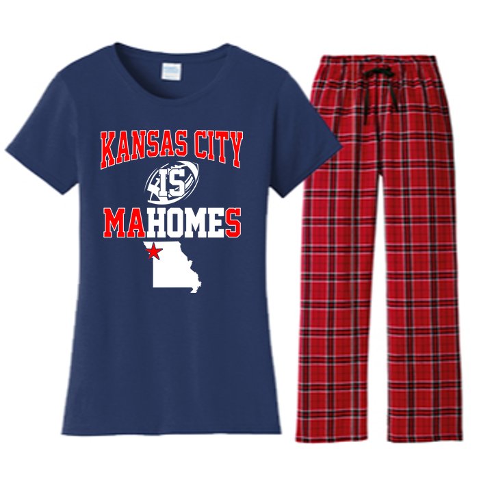 Kansas City is Mahomes Women's Flannel Pajama Set