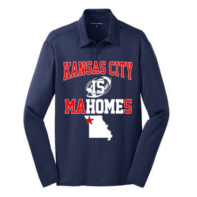 Kansas City is Mahomes Silk Touch Performance Long Sleeve Polo