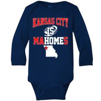 Kansas City is Mahomes Baby Long Sleeve Bodysuit