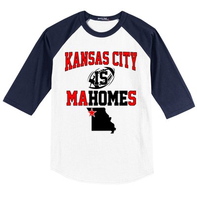 Kansas City is Mahomes Baseball Sleeve Shirt