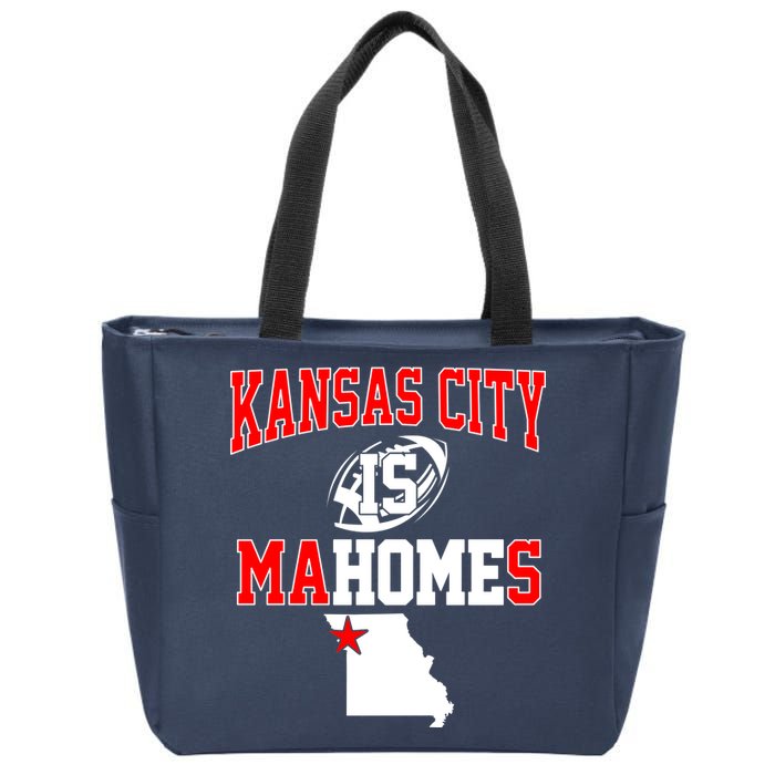 Kansas City is Mahomes Zip Tote Bag