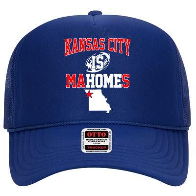 Kansas City is Mahomes High Crown Mesh Back Trucker Hat