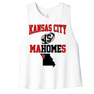 Kansas City is Mahomes Women's Racerback Cropped Tank