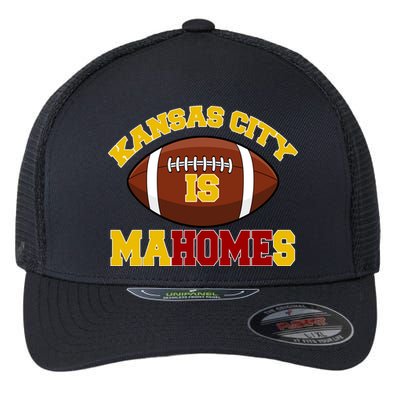 Kansas City Is Mahomes KC Football Fan Flexfit Unipanel Trucker Cap