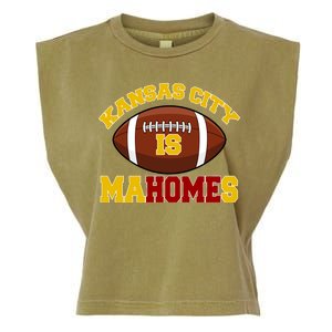 Kansas City Is Mahomes KC Football Fan Garment-Dyed Women's Muscle Tee