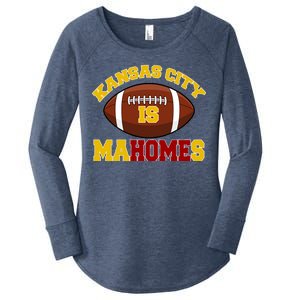 Kansas City Is Mahomes KC Football Fan Women's Perfect Tri Tunic Long Sleeve Shirt