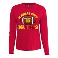 Kansas City Is Mahomes KC Football Fan Womens Cotton Relaxed Long Sleeve T-Shirt