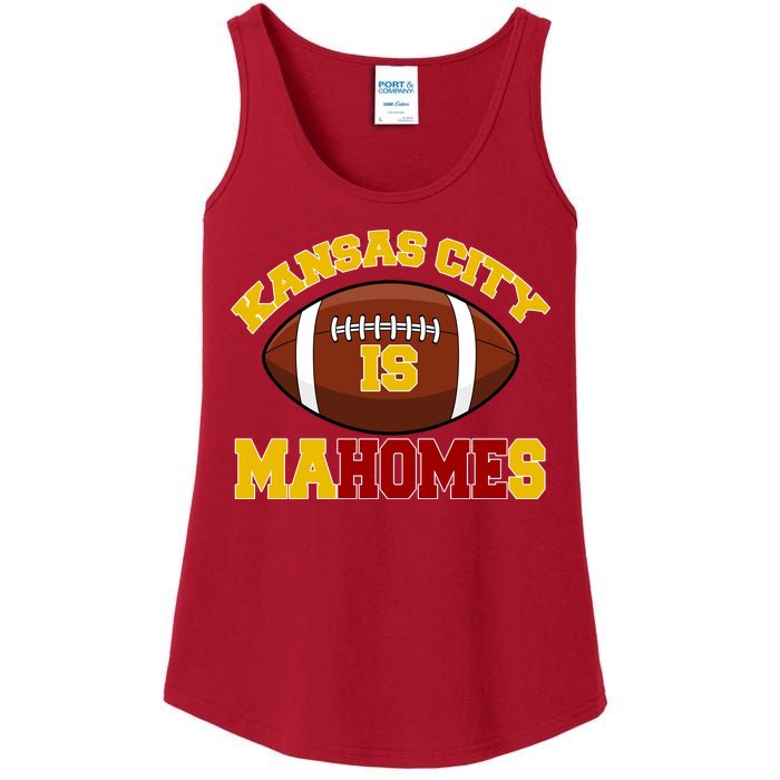 Kansas City Is Mahomes KC Football Fan Ladies Essential Tank