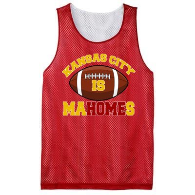 Kansas City Is Mahomes KC Football Fan Mesh Reversible Basketball Jersey Tank