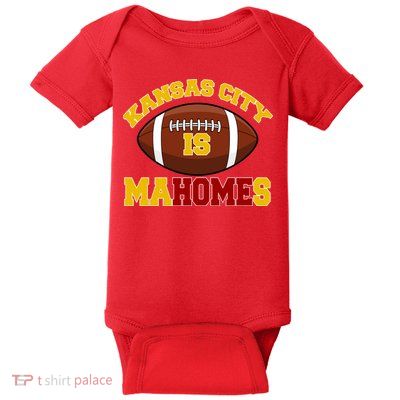 Kansas City Is Mahomes KC Football Fan Baby Bodysuit