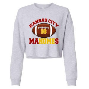 Kansas City Is Mahomes KC Football Fan Cropped Pullover Crew